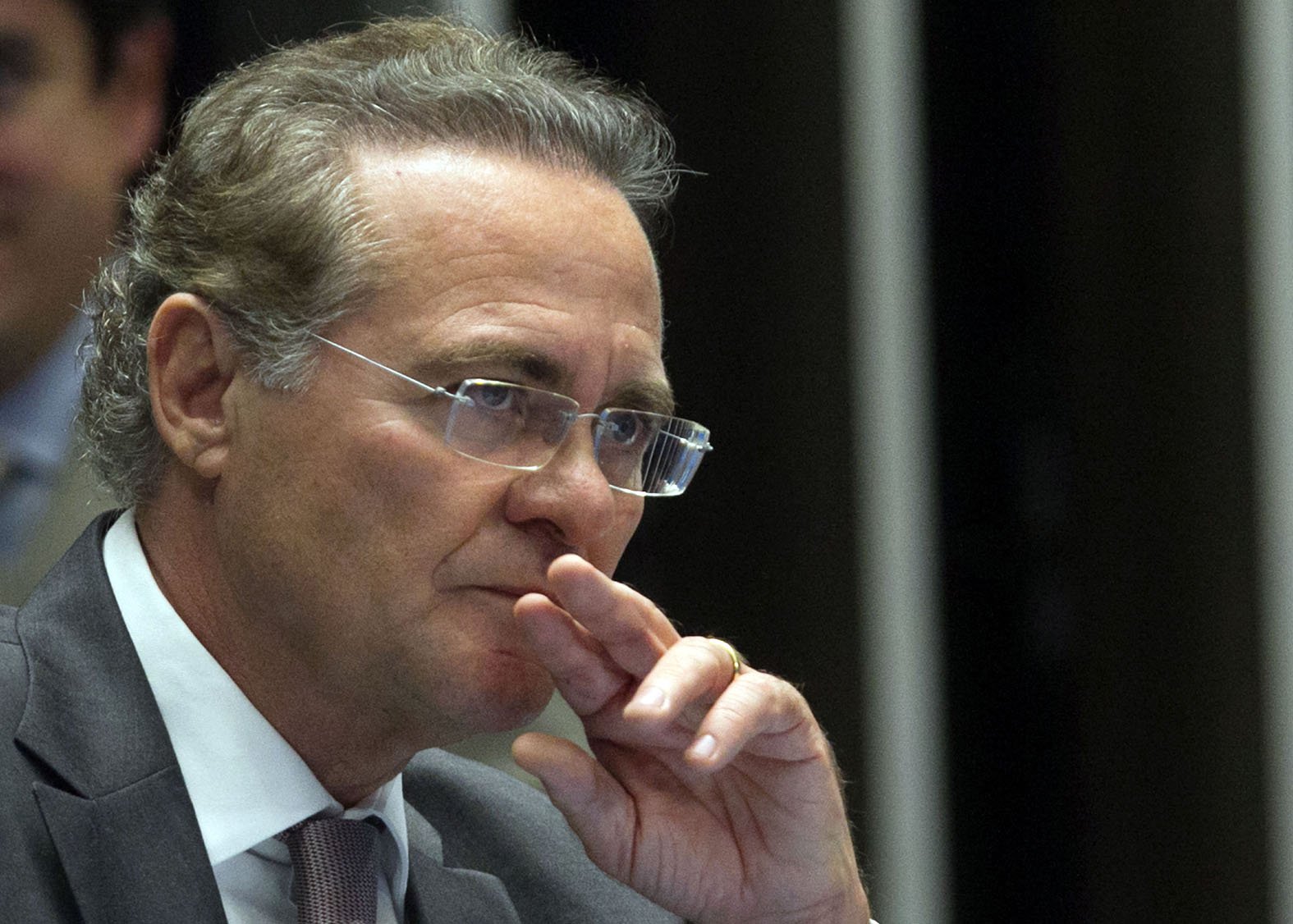 ED1503033107 BSB 03/03/15 NACIONAL RENAN/SENADO O presidente do Senado, Renan Calheiros, durante sessao no Senado.FOTO ED FERREIRA/ESTADAO