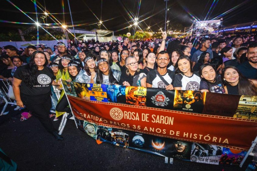 Fã Clube da Banda Rosa de Saron. Foto: Jonathan Lins/Secom Maceió