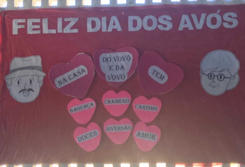 Celebração dia dos avós Cras Selma Bandeira. Foto: Cortesia