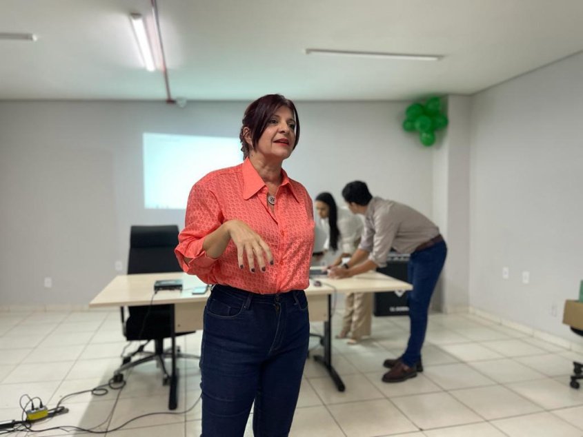 Tereza Paes, coordenadora da Saúde do Adolescente da SMS. Foto: Ascom SMS