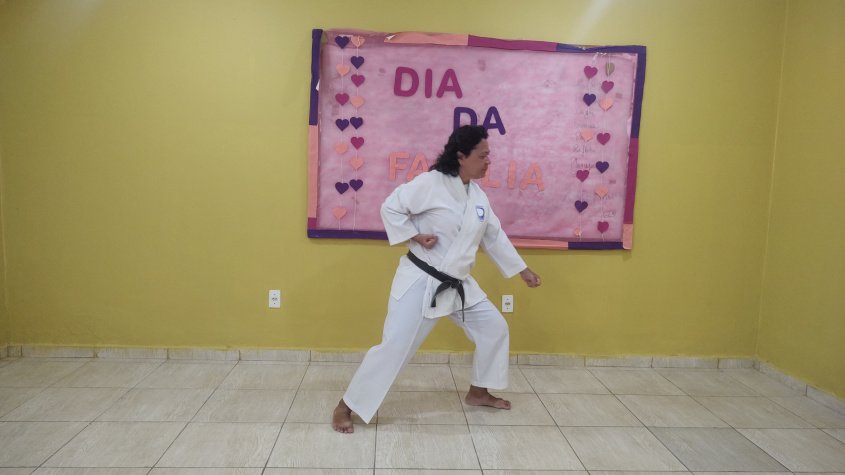 Midori disse que dar aulas tem ajudado a melhorar a sua saúde. Foto: Vanessa Napoleão/Ascom Semdes