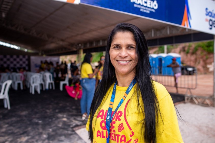 Coordenadora do Programa de Atenção Integral à Saúde da Criança da SMS, Marglene Oliveira. Foto: Secom Maceió