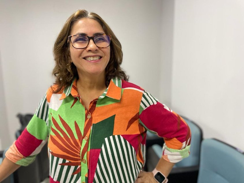 Teresa Carvalho coordenou o PET-Saúde Ufal pela SMS na edição 2022-2023. Foto: Ascom SMS