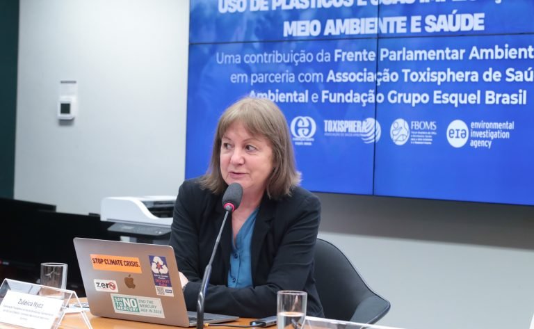 Desafios das negociações internacionais e governança pública sobre produção e uso de 2 plásticos e suas implicações em meio ambiente e saúde. Comissão Nacional de Segurança Quimica, Zuleica Nycz.