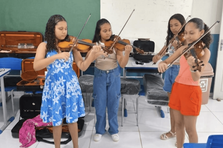 Orquestra feminina no agreste de Alagoas fortalece juventude e amplia acesso à música clássica
