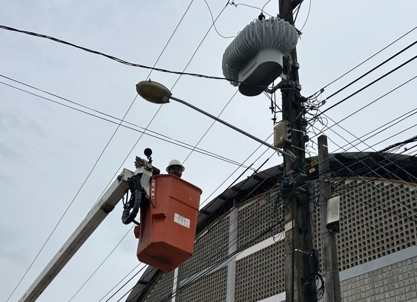 Manutenções somam mais de 10 mil atendimentos no primeiro trimestre. Foto: Ascom Ilumina