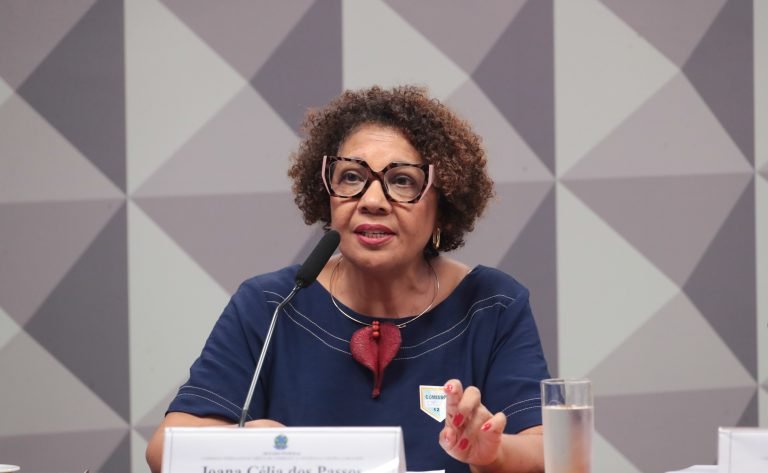 Audiência Pública - Violência Econômica e a importância da Autonomia Financeira. Secretária Nacional de Autonomia Econômica e Política de Cuidados (MMulheres), Joana Célia dos Passos