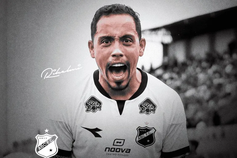 ABC oficializa contratação de atacante ex-Portuguesa e Botafogo-RJ (Foto: Reprodução/ABC)