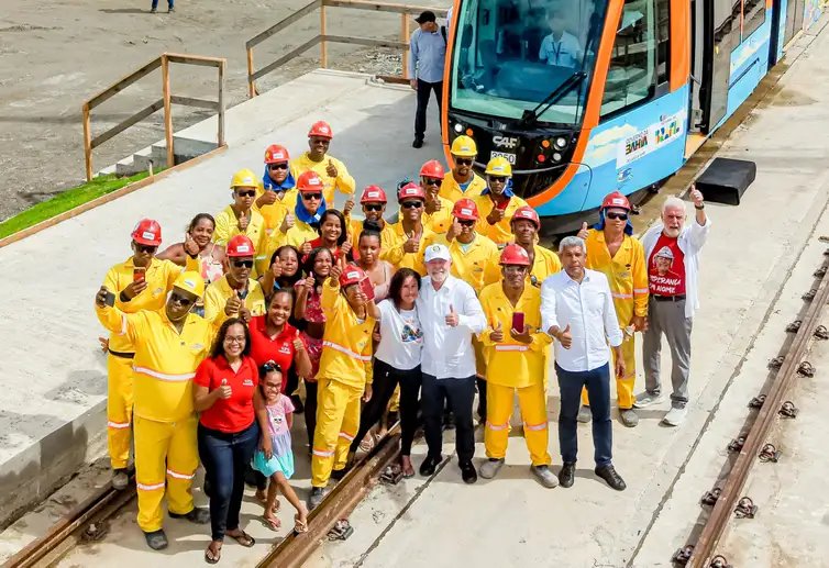 Ricardo Stuckert / PR 02.04.2026 - Presidente da República, Luiz Inácio Lula da Silva, durante entregas do Novo PAC na área de mobilidade urbana em Salvador - BA.
Foto: Ricardo Stuckert / PR