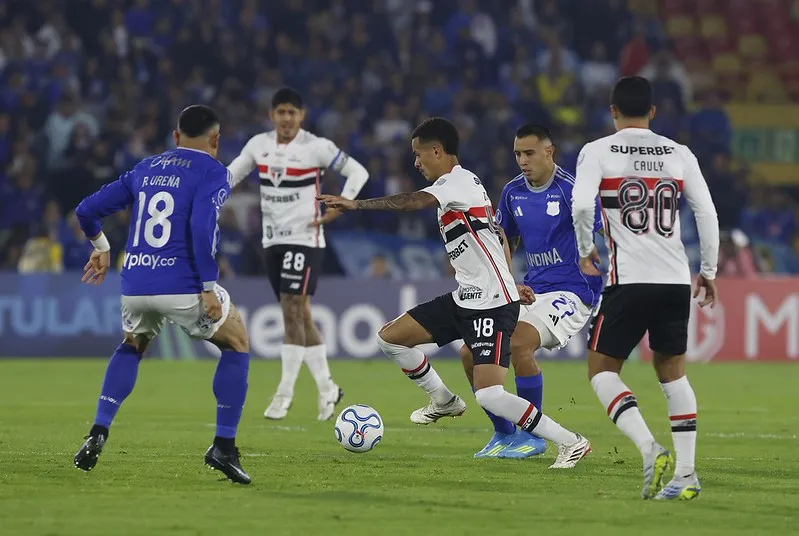 
Millonarios 0 x 0 São Paulo - Tricolor usa reservas e empata na Sul-Americana (Foto:  Rubens Chiri / SPFC)