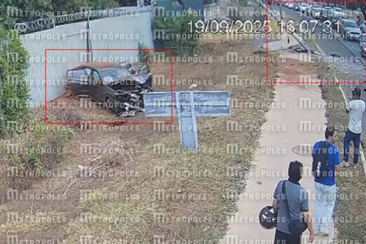 Adolescente sofre fratura exposta em racha de bmws no lago sul