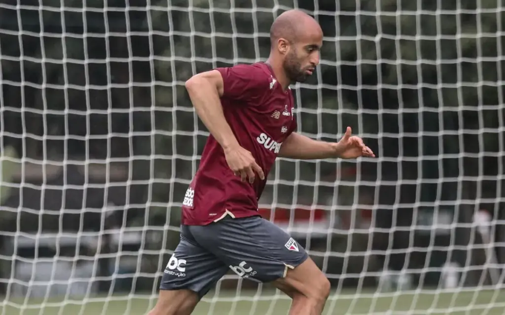 Lucas Moura detalha recuperação após cirurgia no tendão de Aquiles (Foto: Erico Leonan / São Paulo FC)