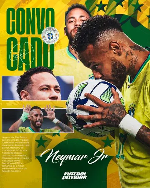 Neymar pai comemora convocação do filho: 'Estarei com você' 2 Neymar imagem instagram