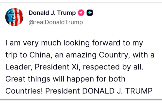 Trump se prepara para visita à China em meio a tensões globais