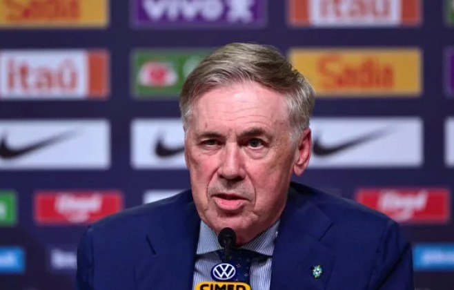 Ancelotti entrega lista prévia com 55 jogadores para a seleção