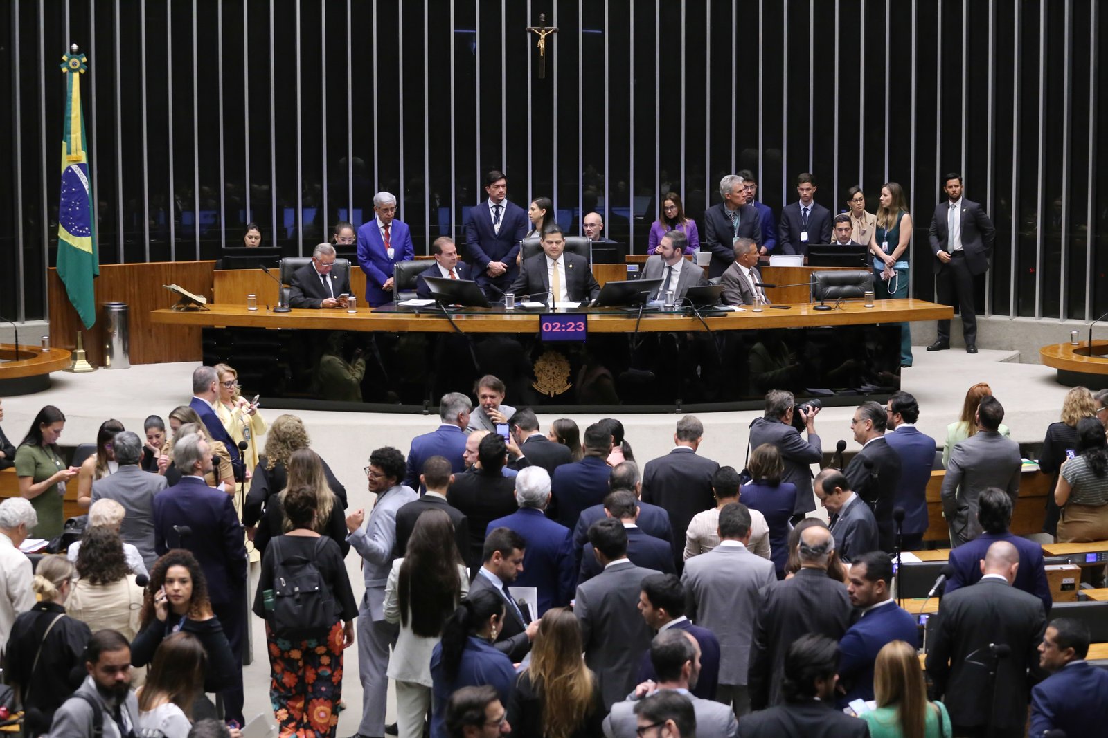 Sessão do Congresso Nacional que derrubou o veto