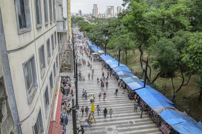 Vendedores de rua em São Paulo