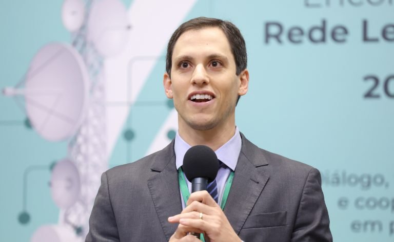 Encontro da Rede Legislativa de Rádio e TV 2026: de Olho no Futuro. Supervisor da Rede Legislativa, Carlos Neiva.