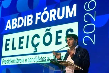 Paulo Pinto/ Agência Brasil São Paulo (SP)-25/08/2026 . O candidato Renan Santos participa do ABDIB Fórum ELEIÇÕES 2026
na Villa Blue Tree Transatlântico .
Foto: Paulo Pinto/Agencia Brasil